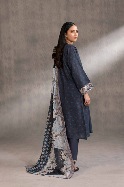 Nishat Linen - 3 Piece - Printed Embroidered Suit - 42303220