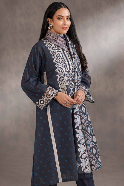 Nishat Linen - 3 Piece - Printed Embroidered Suit - 42303220