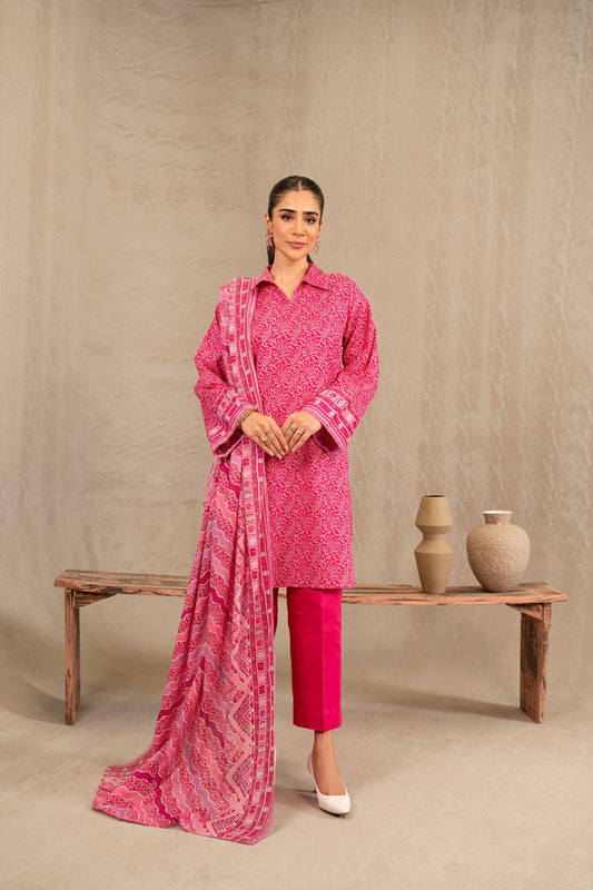 Nishat Linen - 3 Piece - Printed Suit - 42303221