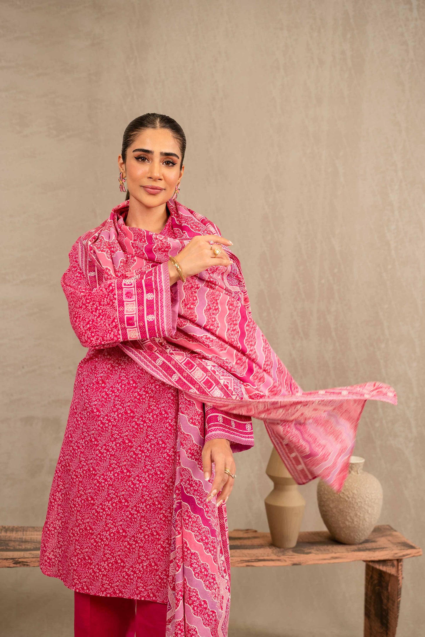 Nishat Linen - 3 Piece - Printed Suit - 42303221