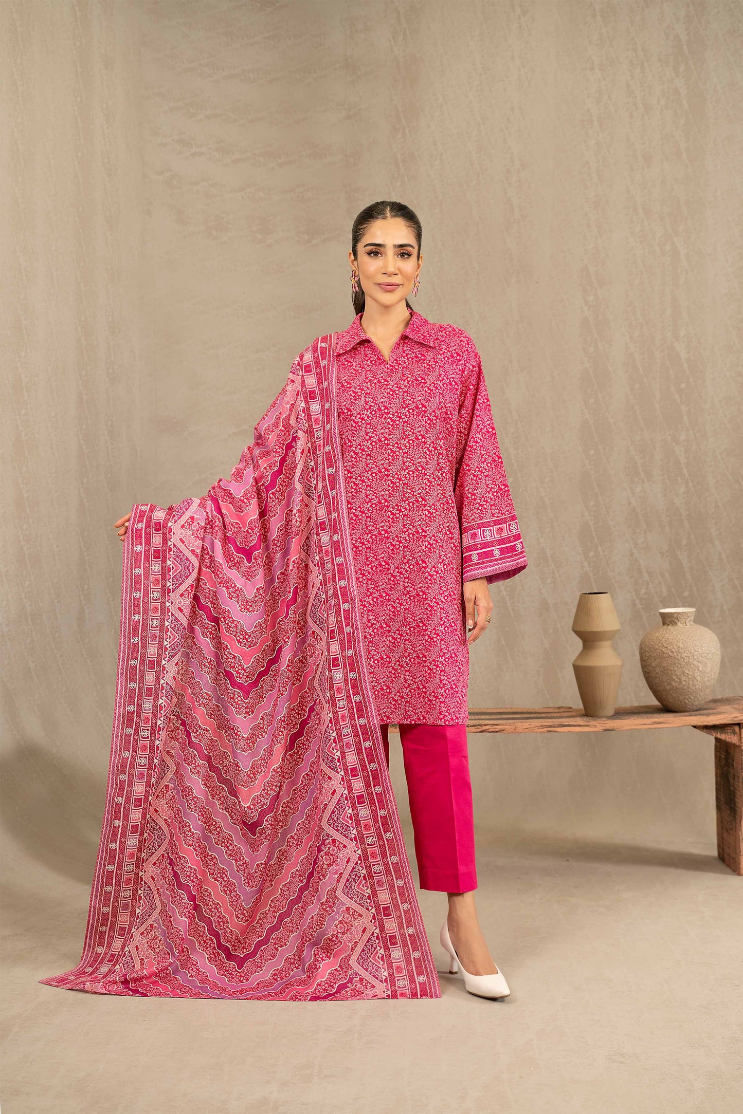 Nishat Linen - 3 Piece - Printed Suit - 42303221