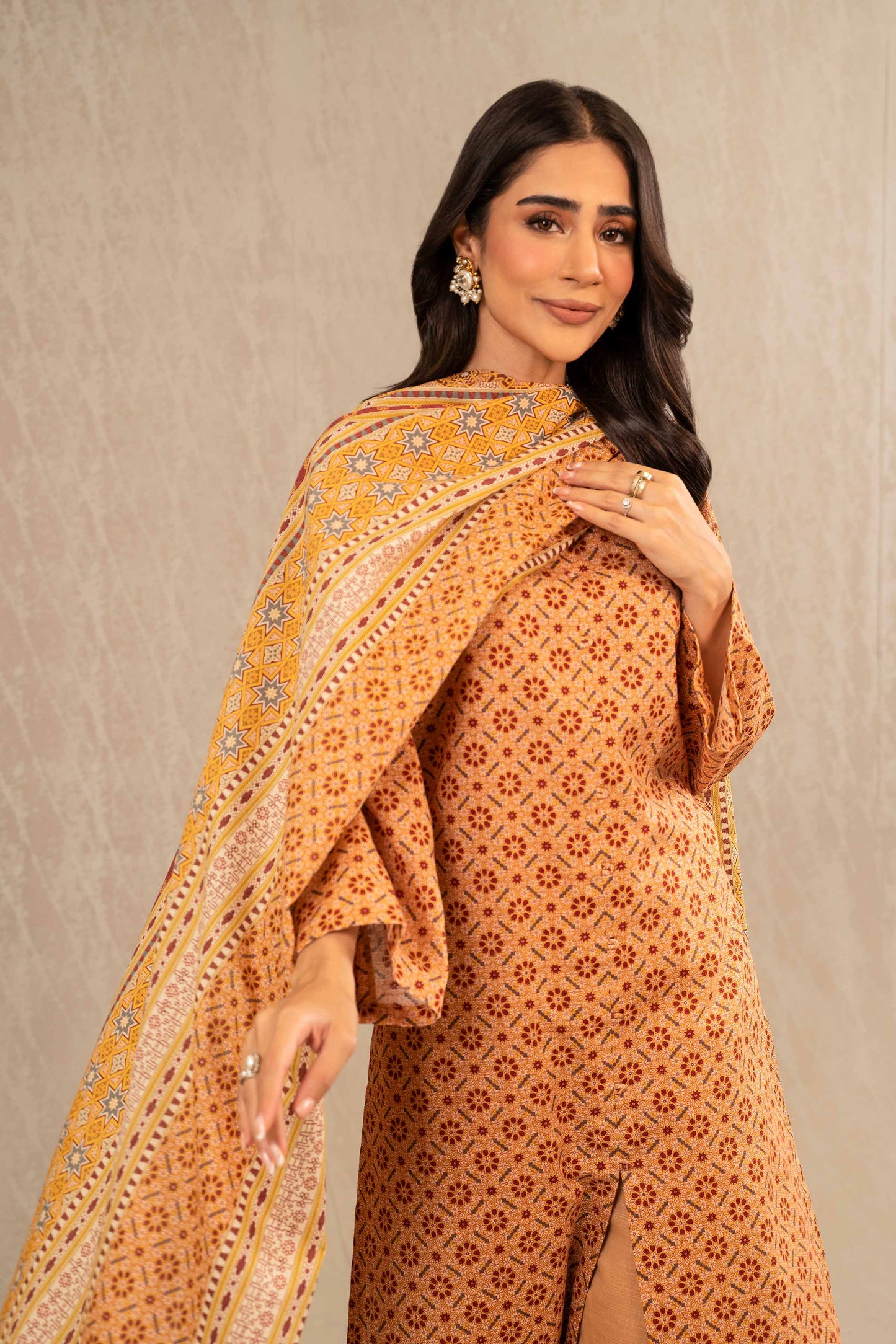 Nishat Linen - 3 Piece - Printed Suit - 42303222