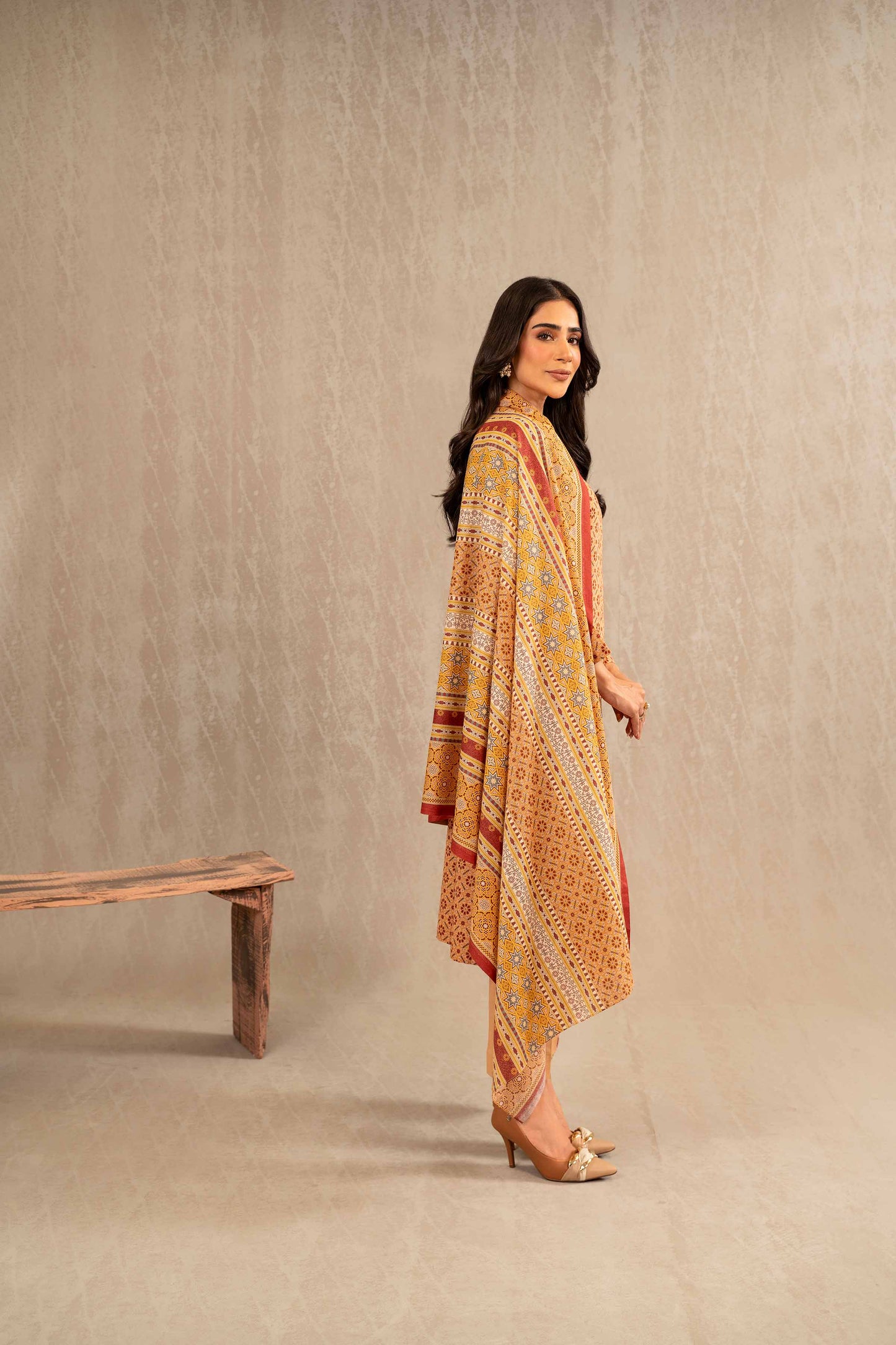 Nishat Linen - 3 Piece - Printed Suit - 42303222