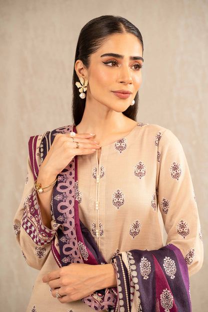 Nishat Linen - 3 Piece - Printed Suit - 42303223