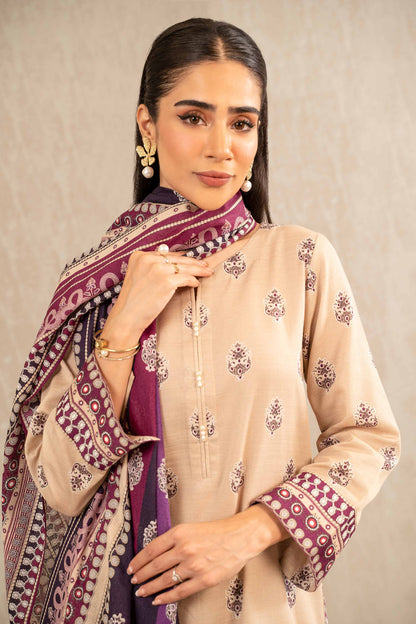 Nishat Linen - 3 Piece - Printed Suit - 42303223