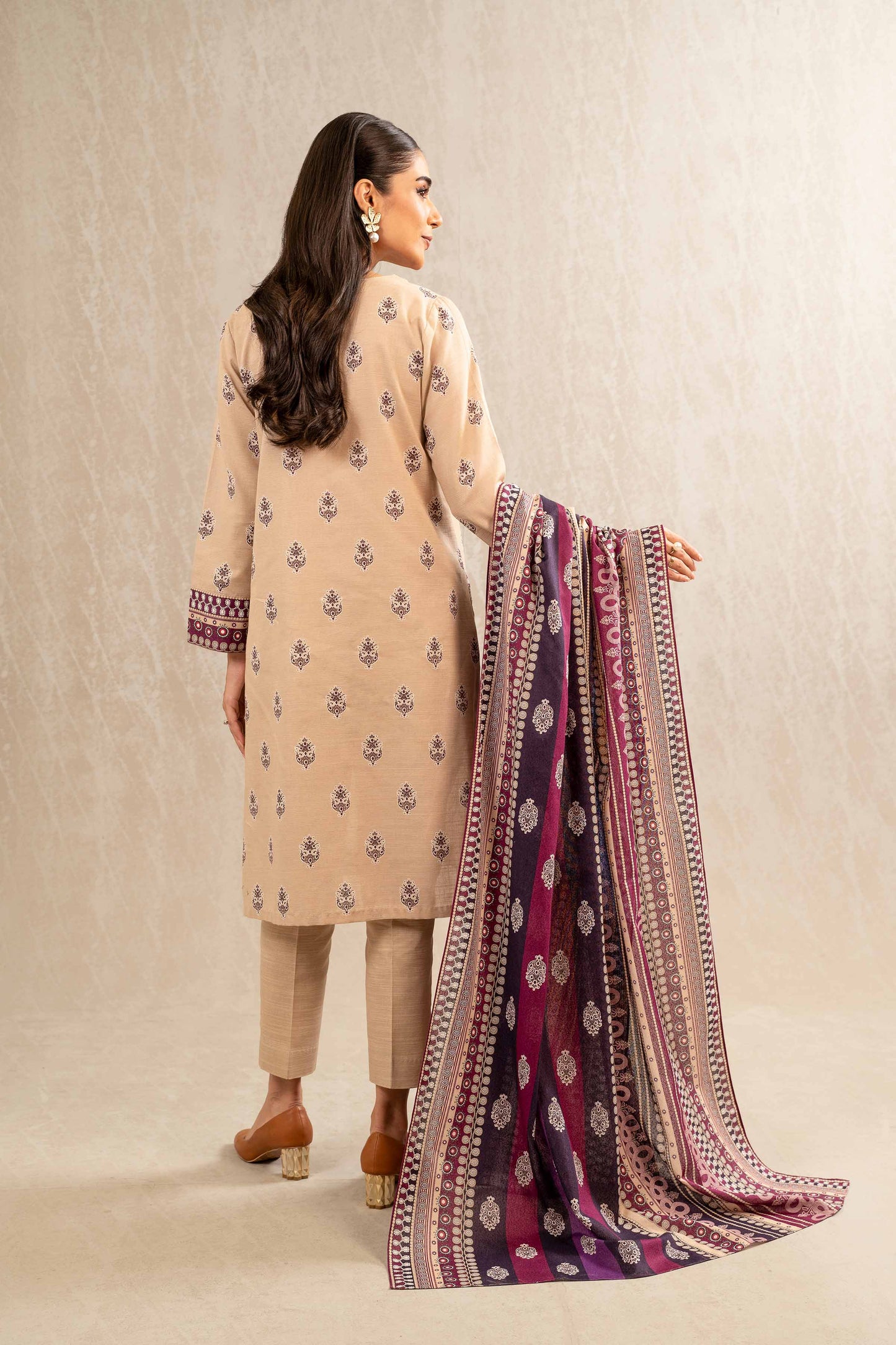 Nishat Linen - 3 Piece - Printed Suit - 42303223