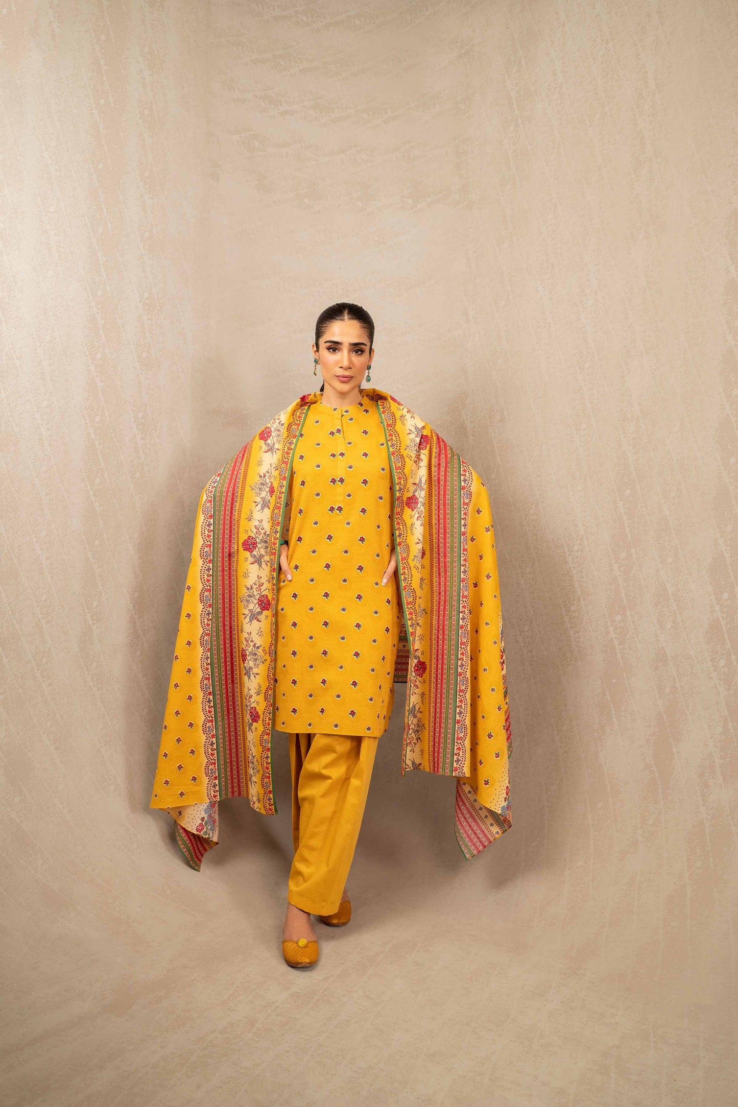 Nishat Linen - 3 Piece - Printed Suit - 42303225