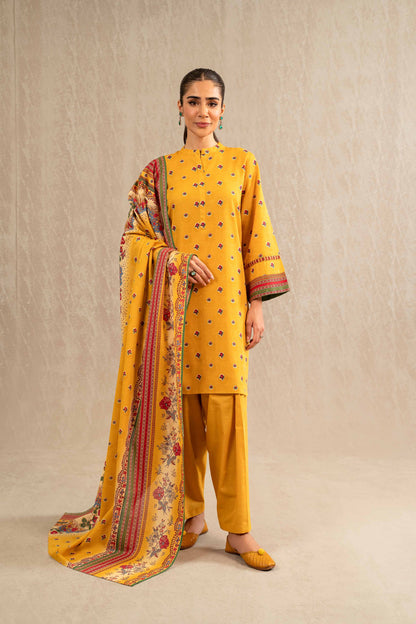 Nishat Linen - 3 Piece - Printed Suit - 42303225