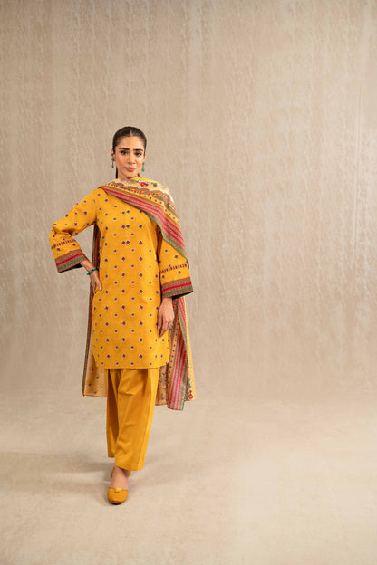 Nishat Linen - 3 Piece - Printed Suit - 42303225