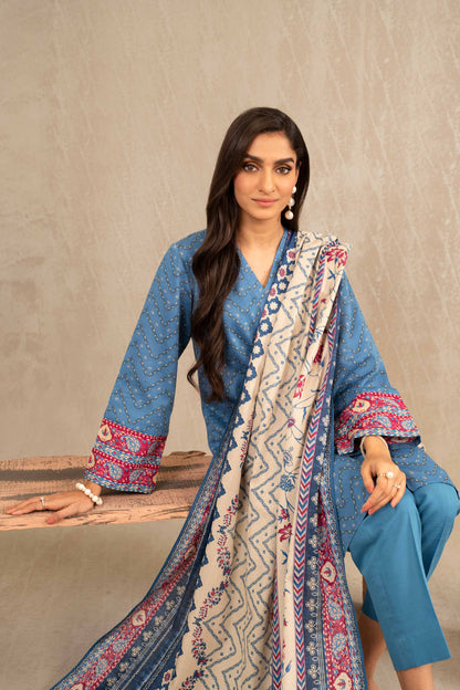 Nishat Linen - 3 Piece - Printed Suit - 42303227