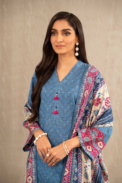 Nishat Linen - 3 Piece - Printed Suit - 42303227