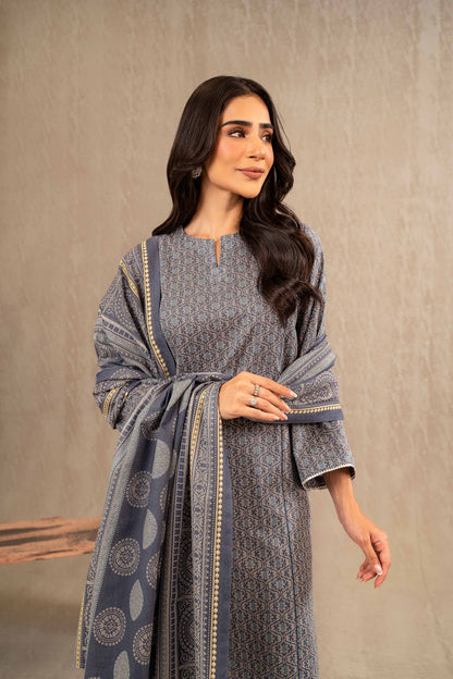 Nishat Linen - 3 Piece - Printed Suit - 42303228