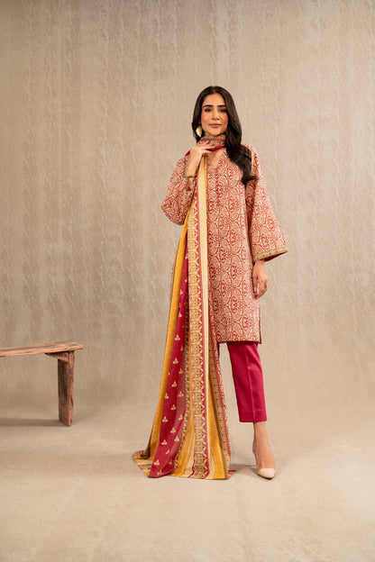 Nishat Linen - 3 Piece - Printed Suit - 42303229