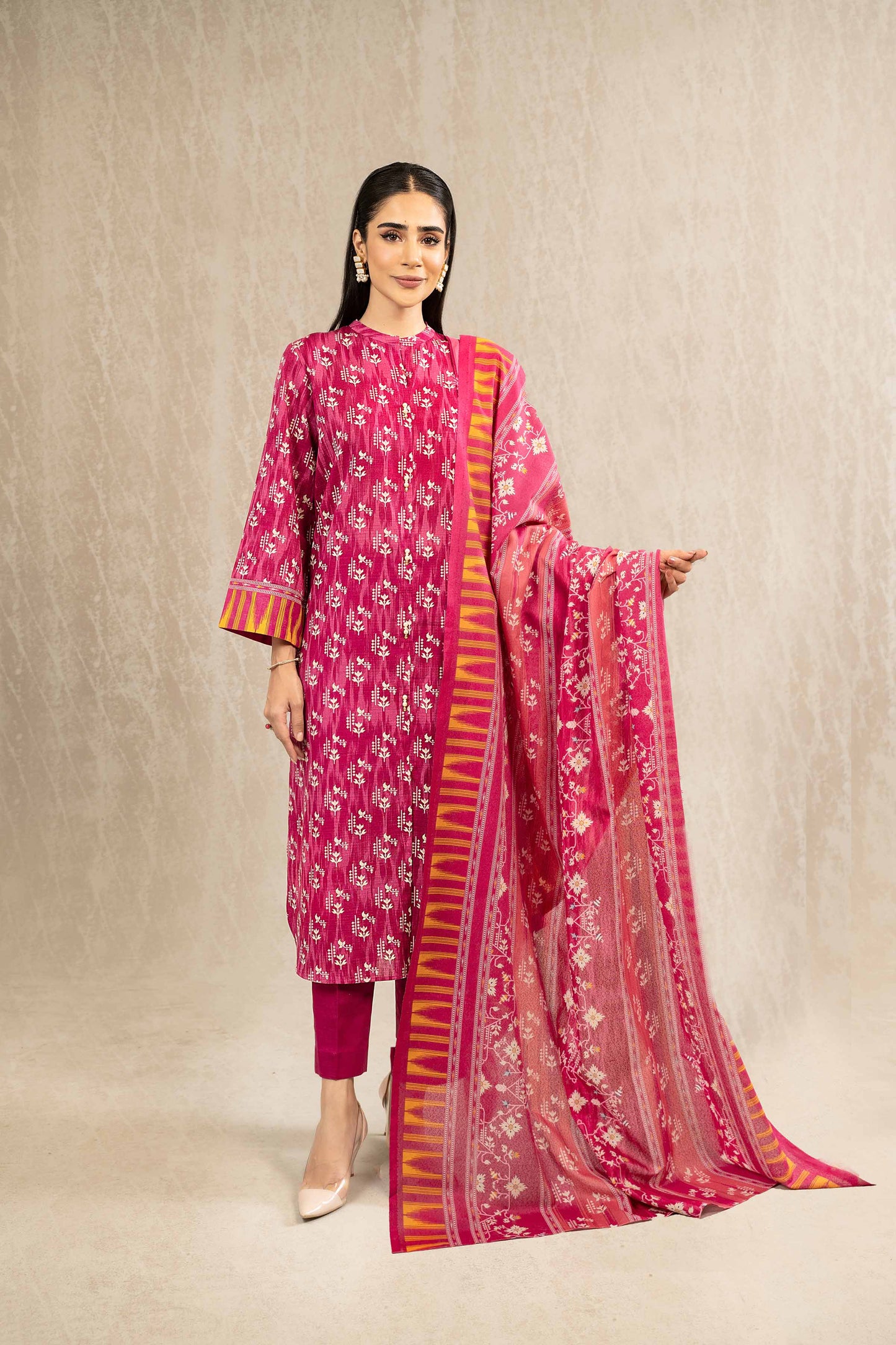 Nishat Linen - 3 Piece - Printed Suit - 42303230