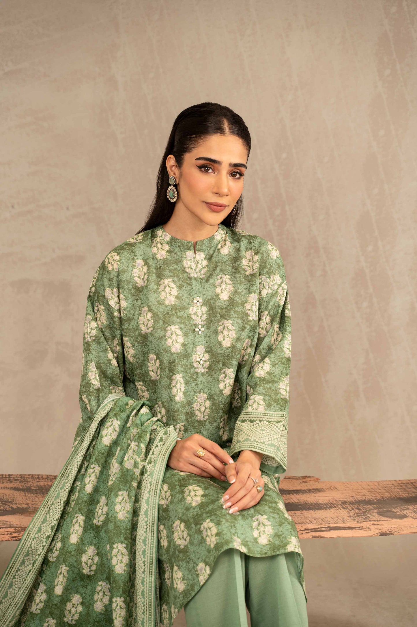 Nishat Linen - 3 Piece - Printed Suit - 42303231