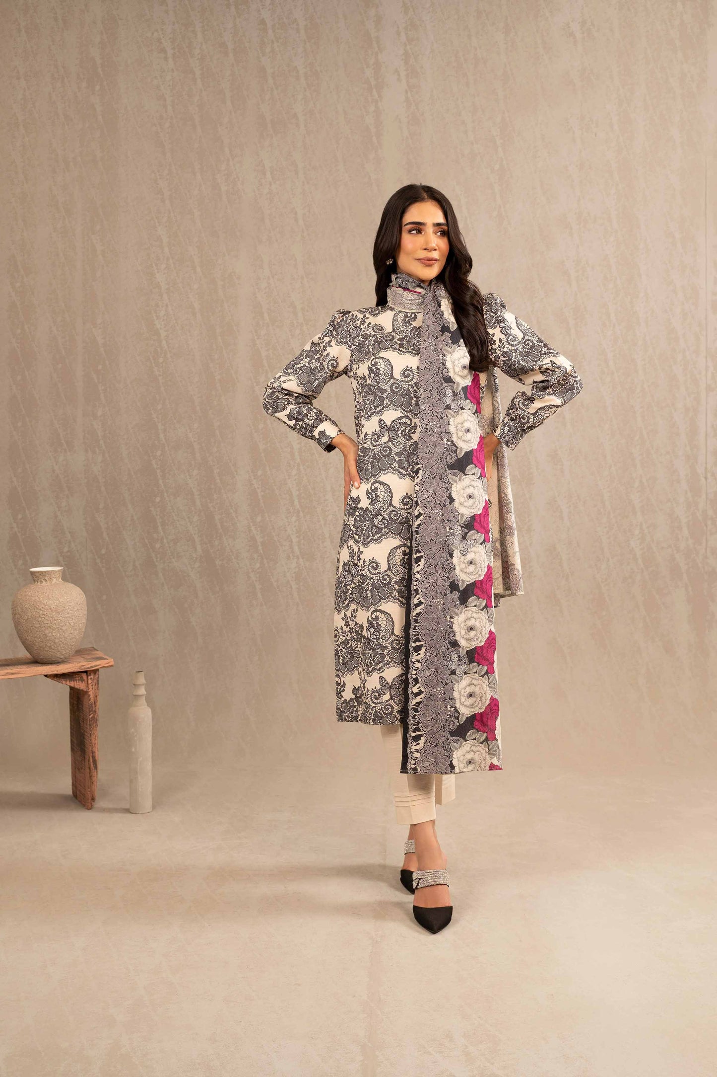 Nishat Linen - 3 Piece - Printed Suit - 42303232