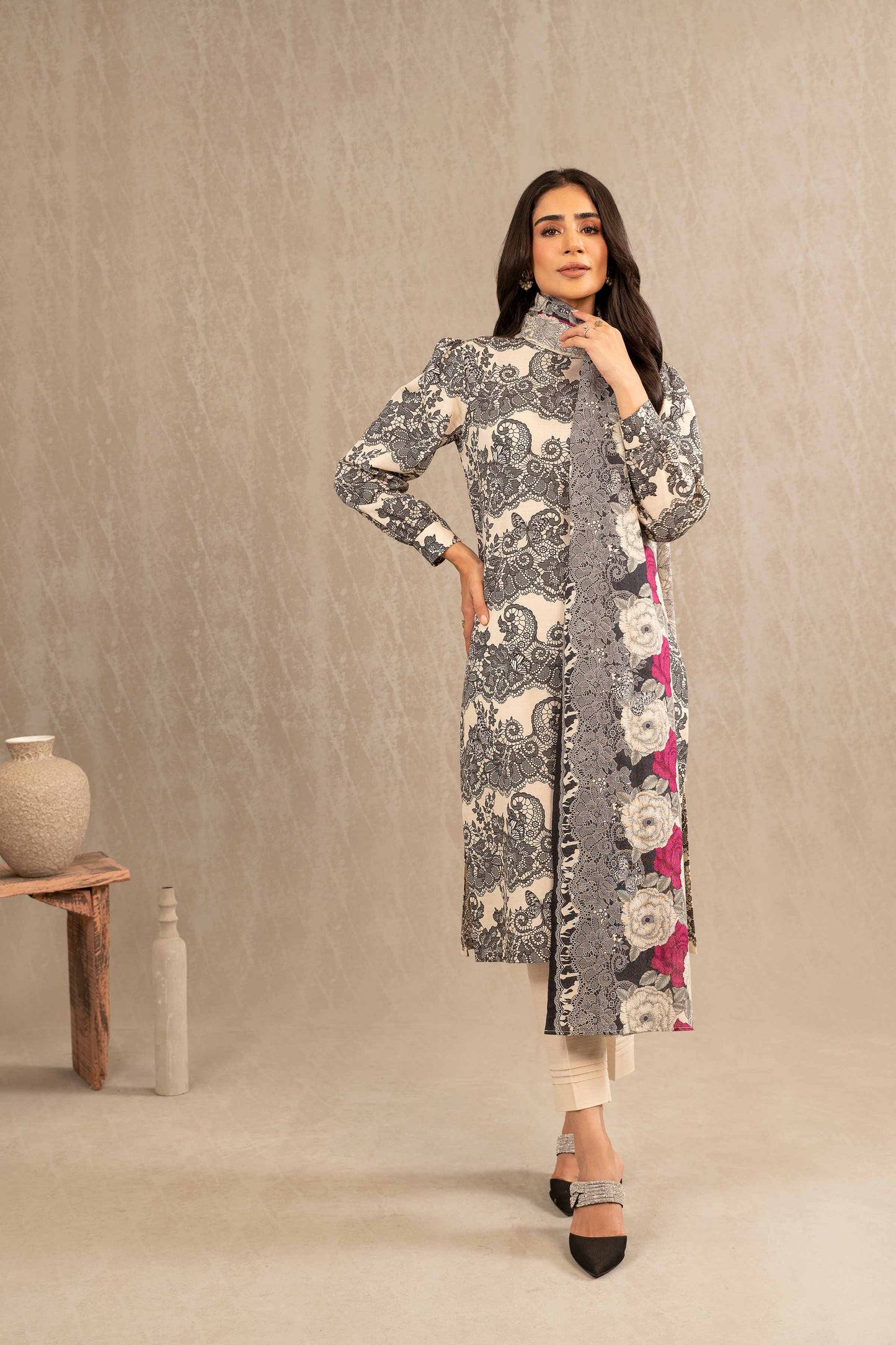 Nishat Linen - 3 Piece - Printed Suit - 42303232