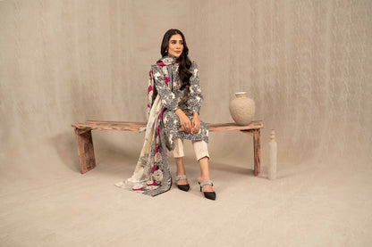 Nishat Linen - 3 Piece - Printed Suit - 42303232