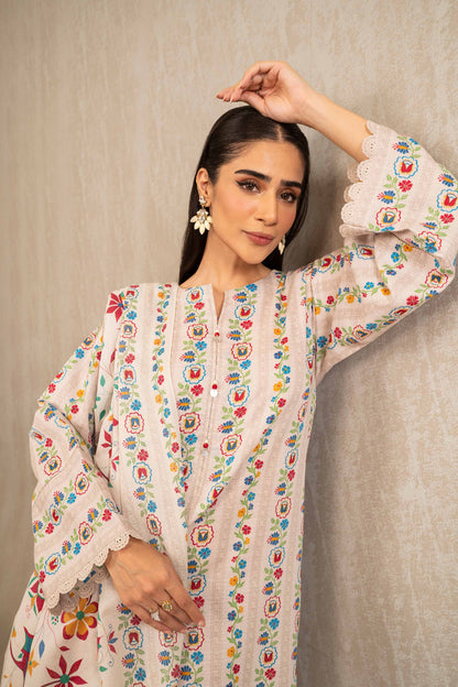 Nishat Linen - 3 Piece - Printed Suit - 42303233