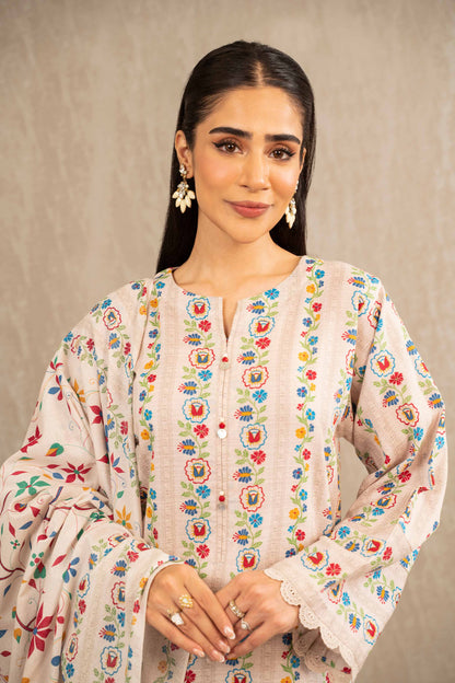 Nishat Linen - 3 Piece - Printed Suit - 42303233