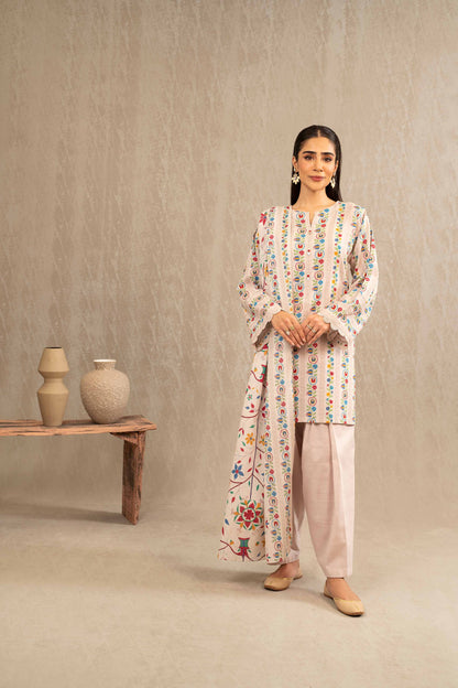 Nishat Linen - 3 Piece - Printed Suit - 42303233