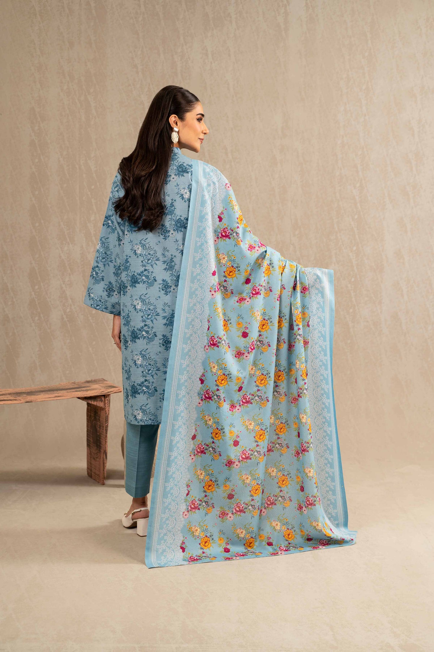 Nishat Linen - 3 Piece - Printed Suit - 42303235