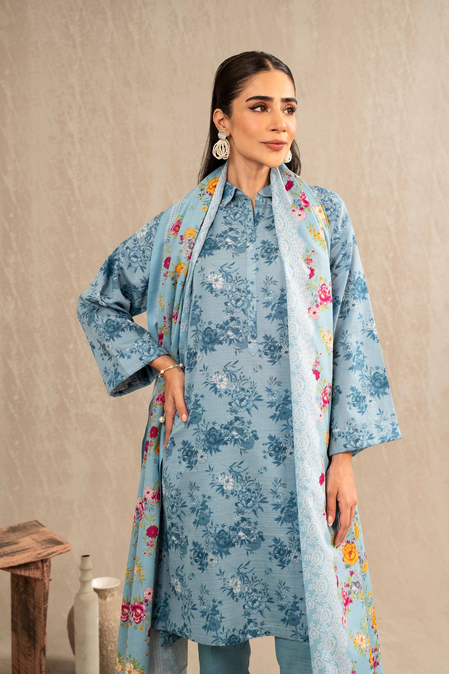 Nishat Linen - 3 Piece - Printed Suit - 42303235