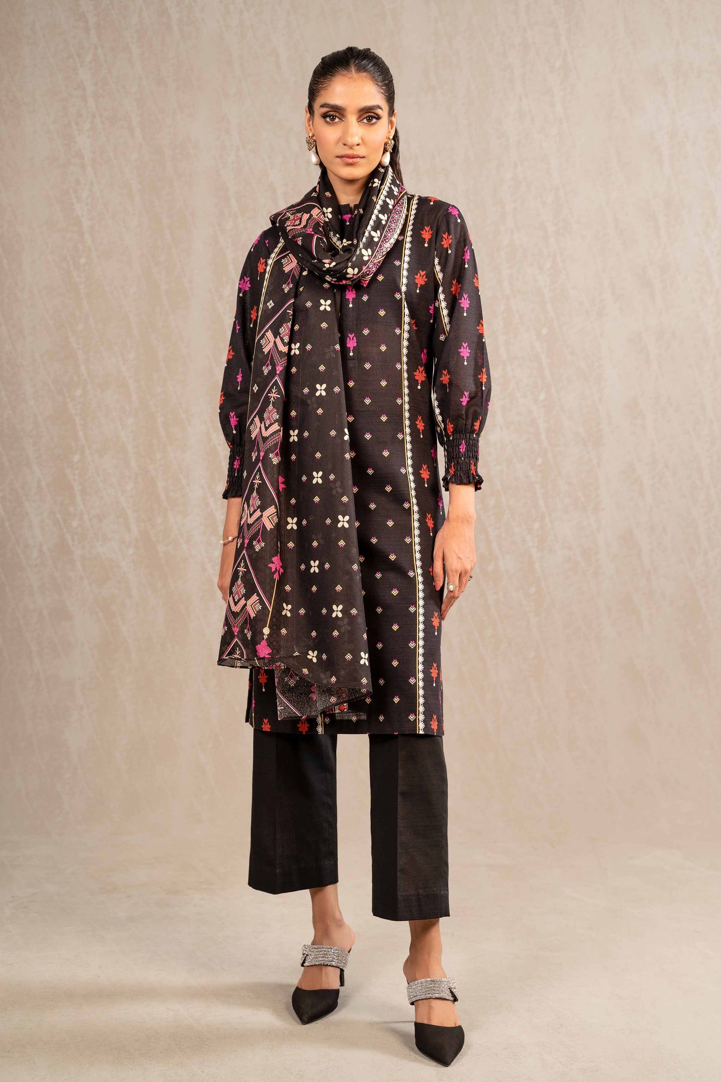 Nishat Linen - 3 Piece - Printed Suit - 42303236