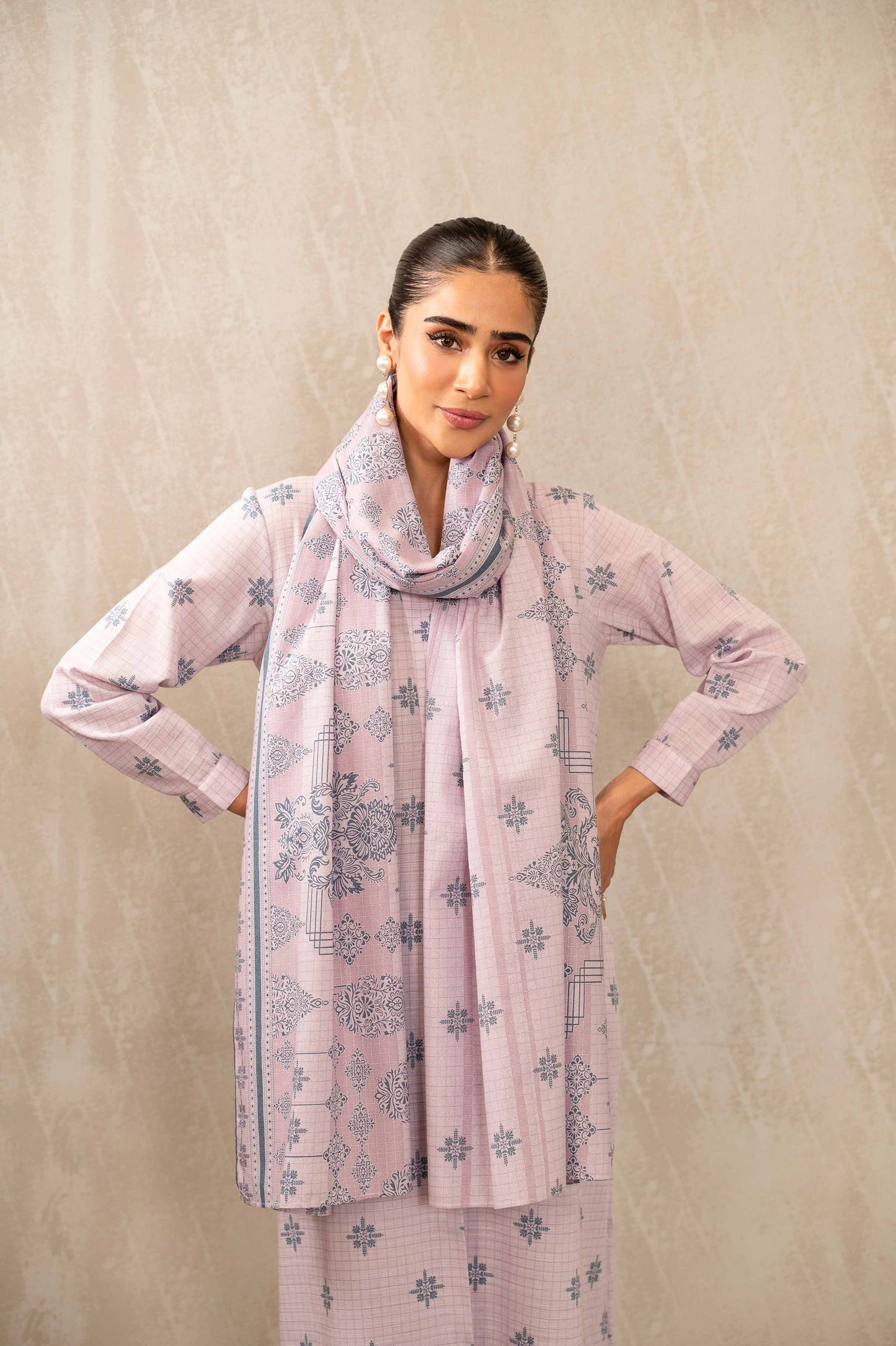 Nishat Linen - 3 Piece - Printed Suit - 42303237