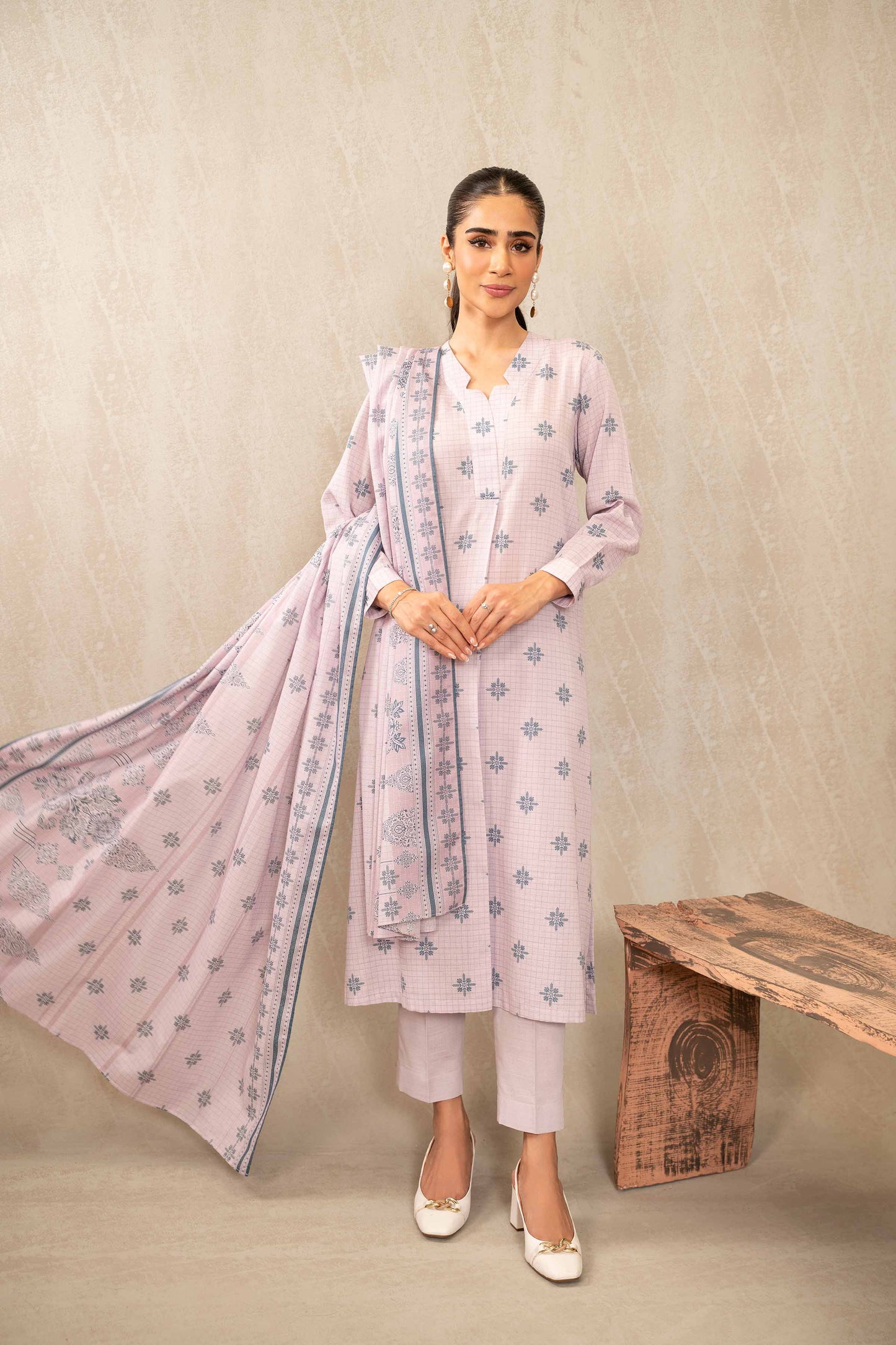 Nishat Linen - 3 Piece - Printed Suit - 42303237