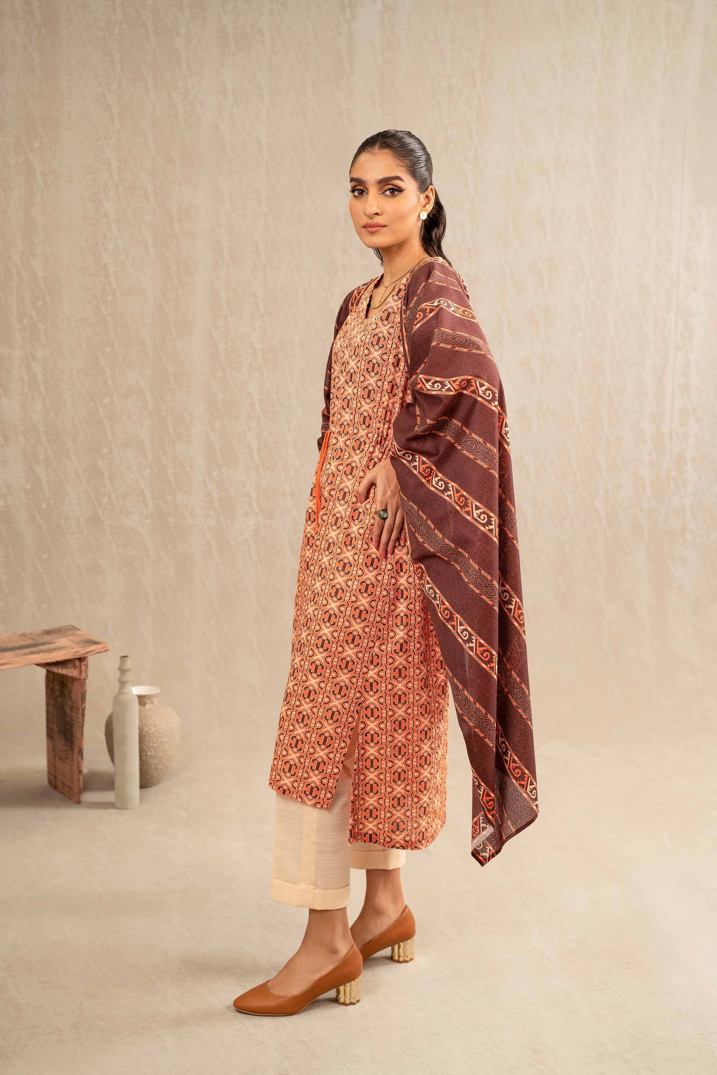 Nishat Linen - 3 Piece - Printed Suit - 42303238