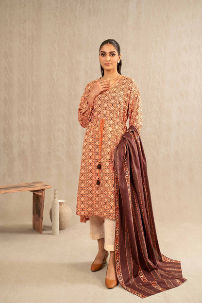 Nishat Linen - 3 Piece - Printed Suit - 42303238