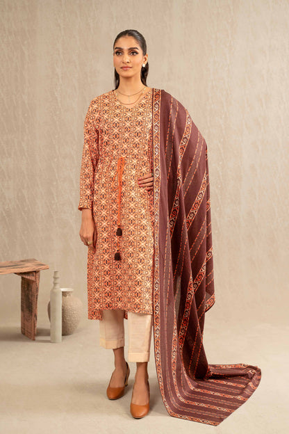 Nishat Linen - 3 Piece - Printed Suit - 42303238