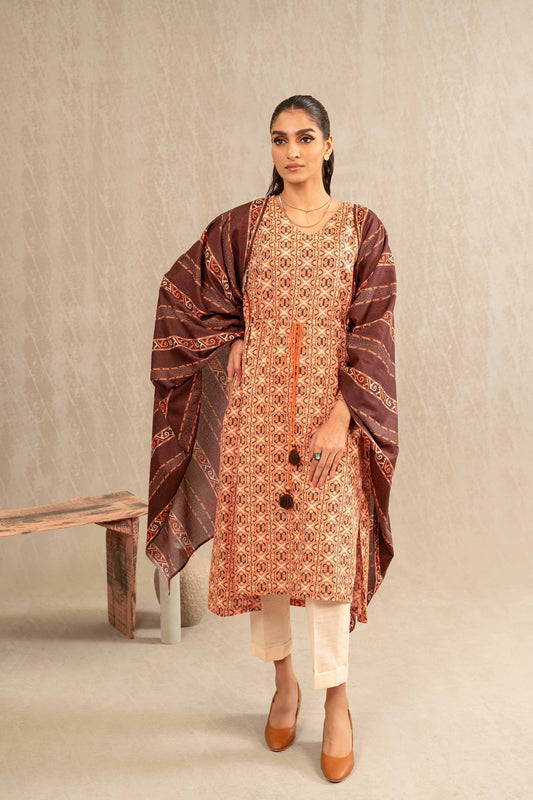 Nishat Linen - 3 Piece - Printed Suit - 42303238