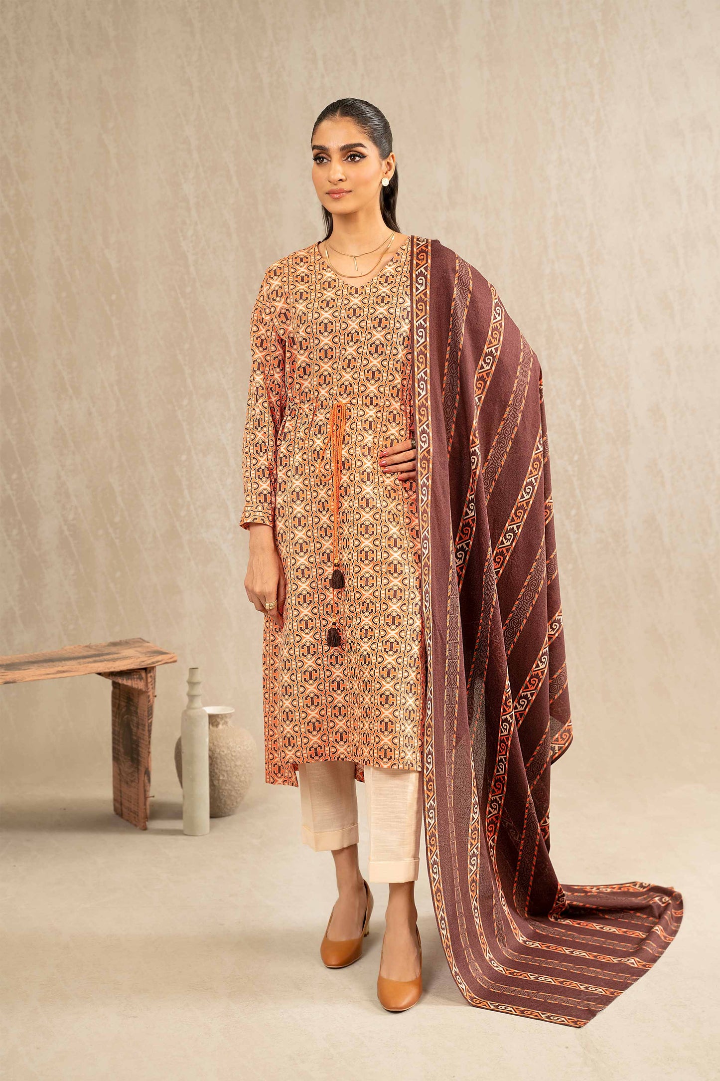 Nishat Linen - 3 Piece - Printed Suit - 42303238