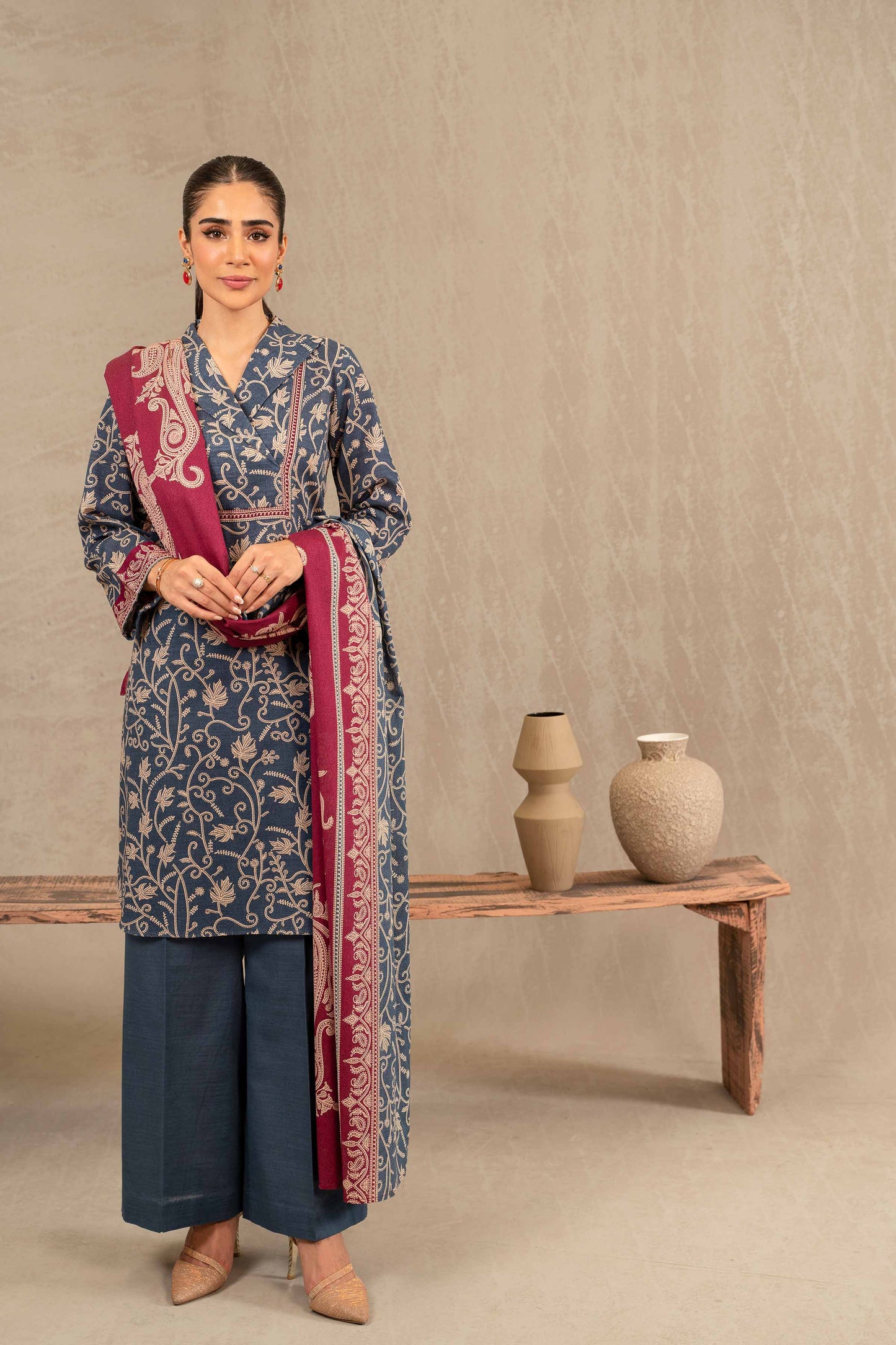 Nishat Linen - 3 Piece - Printed Suit - 42303239