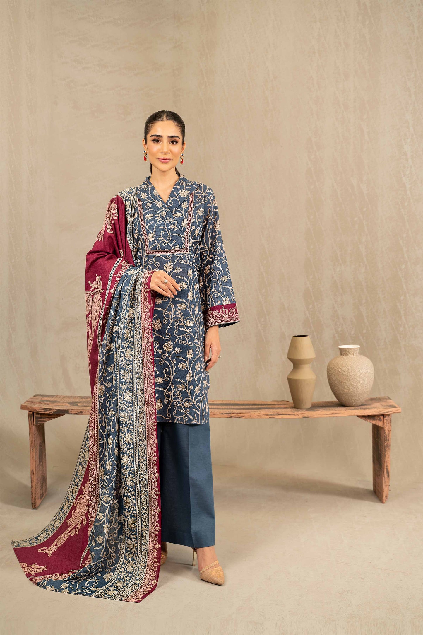 Nishat Linen - 3 Piece - Printed Suit - 42303239