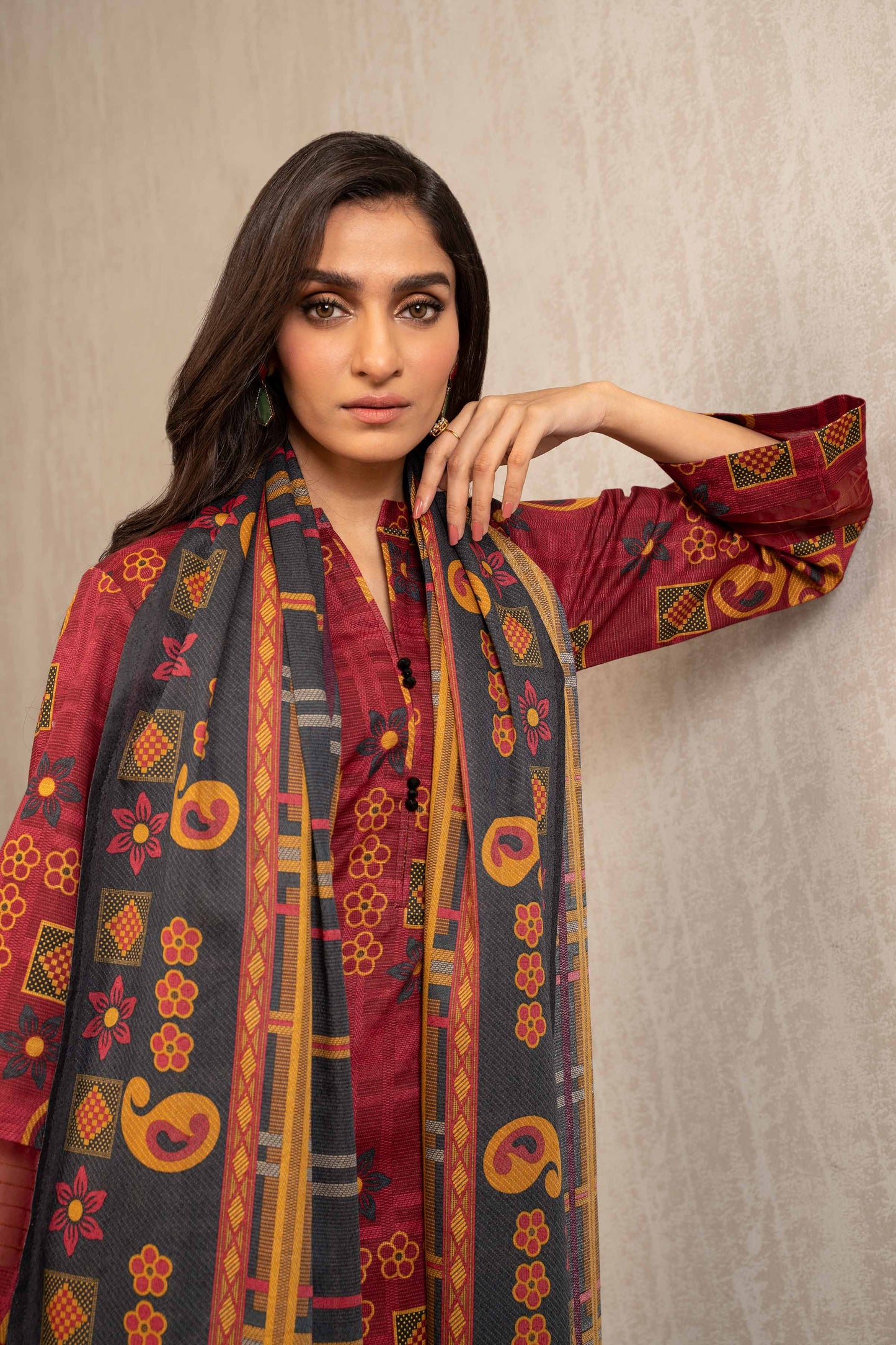 Nishat Linen - 3 Piece - Printed Suit - 42303240