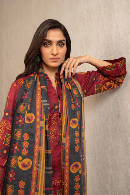 Nishat Linen - 3 Piece - Printed Suit - 42303240