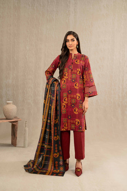 Nishat Linen - 3 Piece - Printed Suit - 42303240