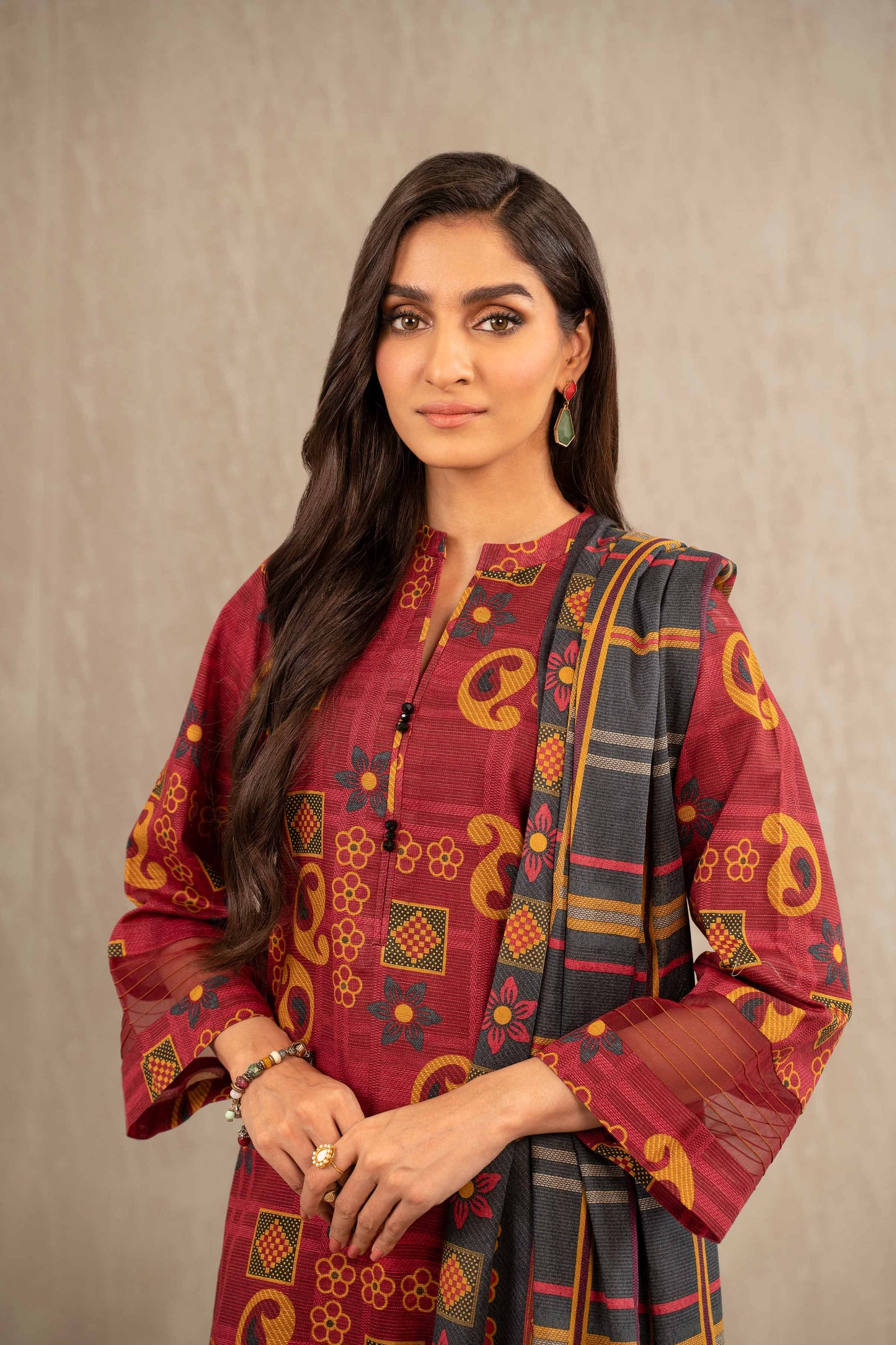 Nishat Linen - 3 Piece - Printed Suit - 42303240