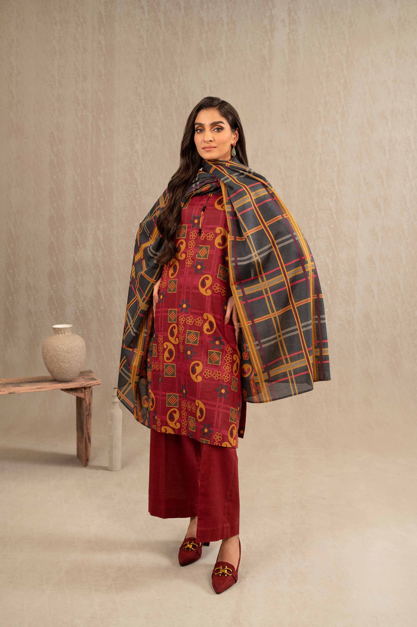 Nishat Linen - 3 Piece - Printed Suit - 42303240