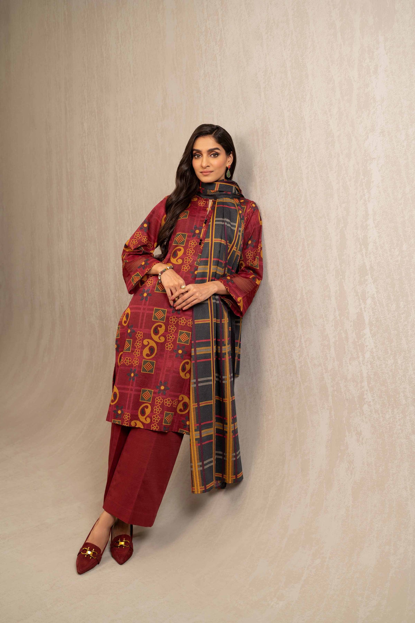 Nishat Linen - 3 Piece - Printed Suit - 42303240