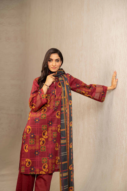 Nishat Linen - 3 Piece - Printed Suit - 42303240