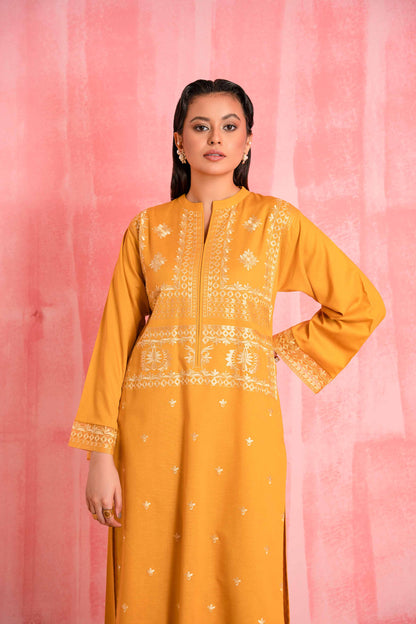 Nishat Linen - 2 Piece - Dyed Embroidered Suit - 42303241