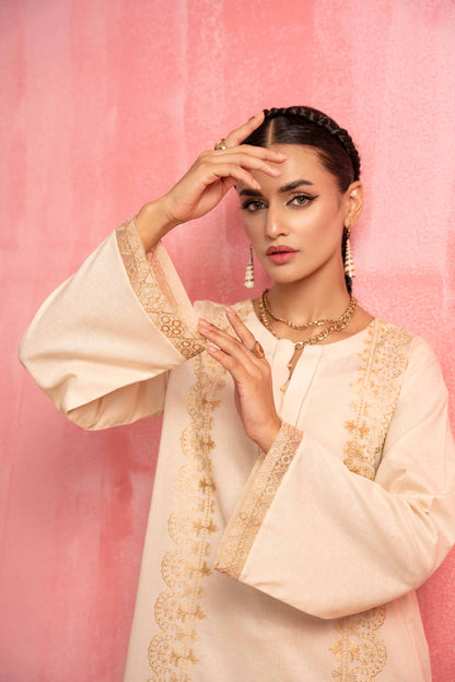 Nishat Linen - 2 Piece - Dyed Embroidered Suit - 42303242