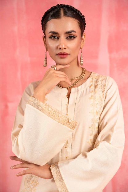 Nishat Linen - 2 Piece - Dyed Embroidered Suit - 42303242