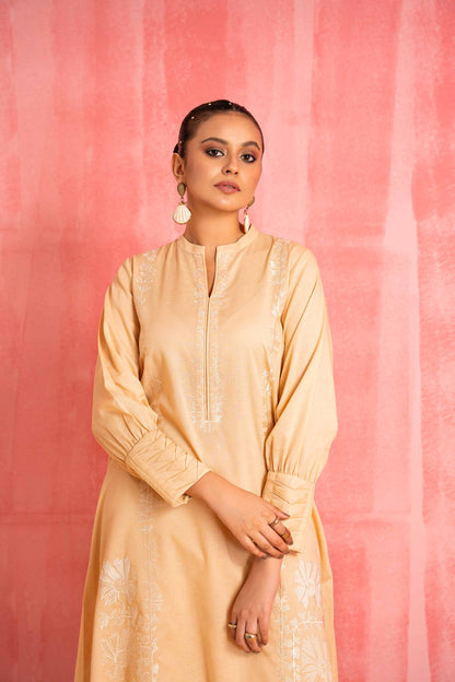 Nishat Linen - 2 Piece - Dyed Embroidered Suit - 42303243