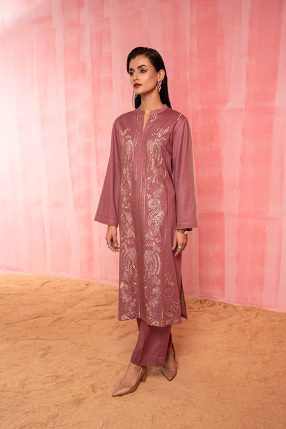 Nishat Linen - 2 Piece - Dyed Embroidered Suit - 42303246