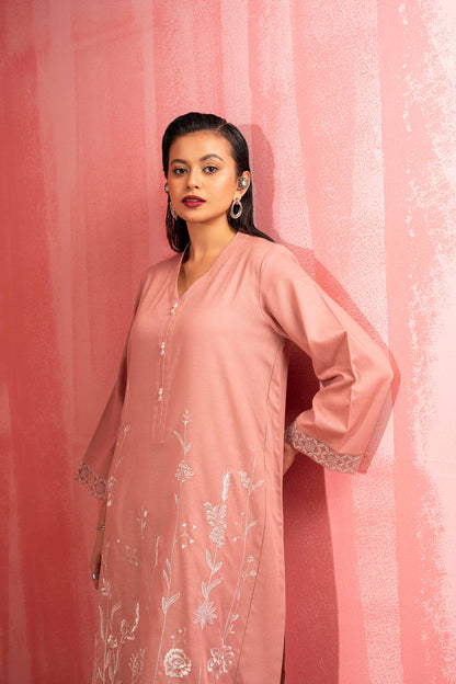 Nishat Linen - 2 Piece - Dyed Embroidered Suit - 42303247